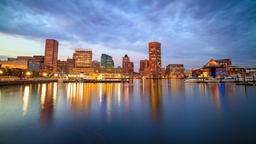 Finn billige fly til Baltimore