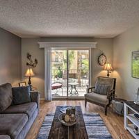 Condo with Balcony - Walk to Lake, Dining, and Shops!