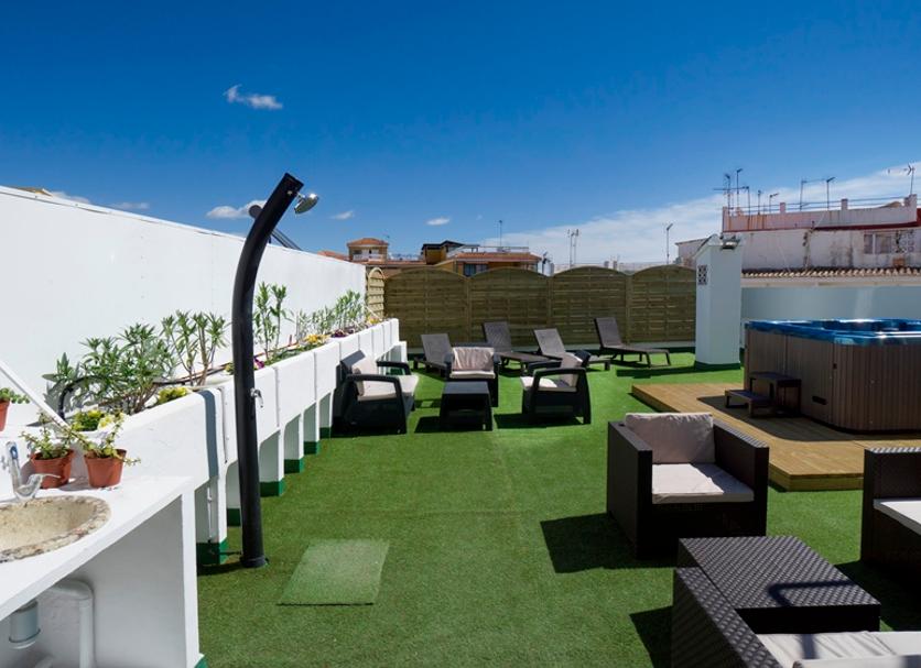 Takterrasse Foto
