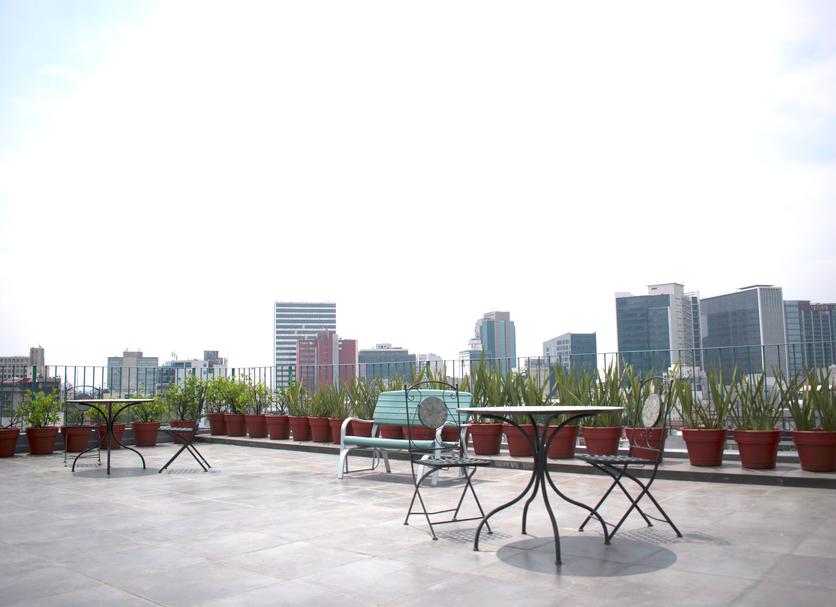 Takterrasse Foto