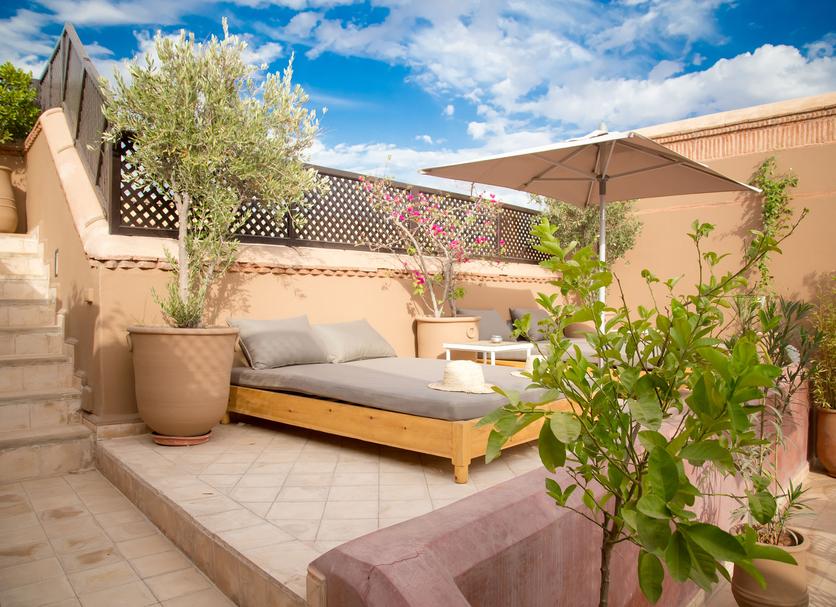 Takterrasse Foto
