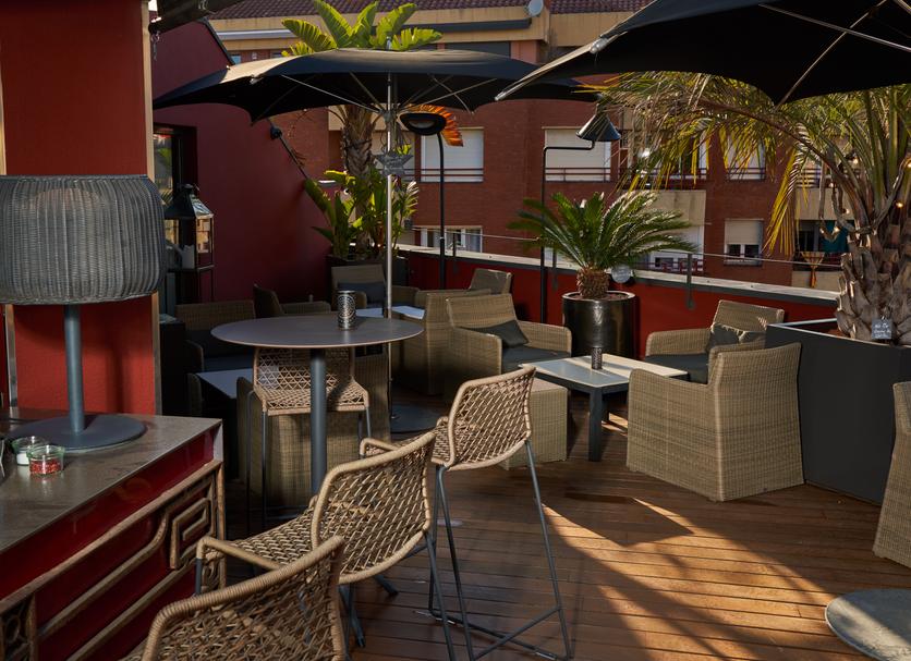 Takterrasse Foto