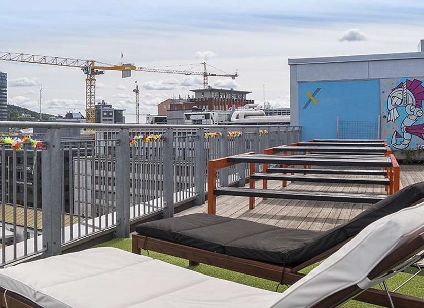 Takterrasse Foto