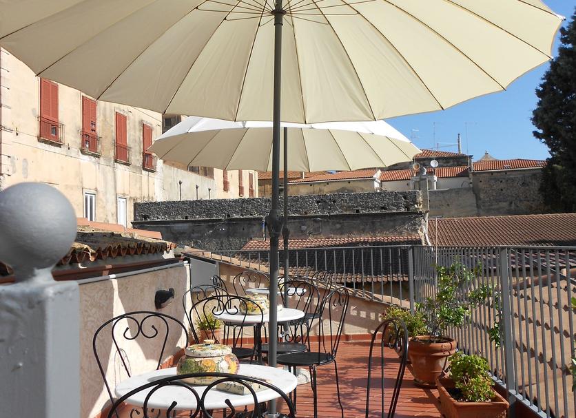 Takterrasse Foto