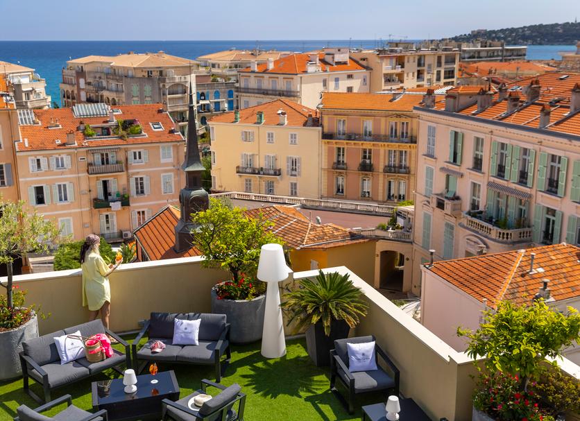 Takterrasse Foto